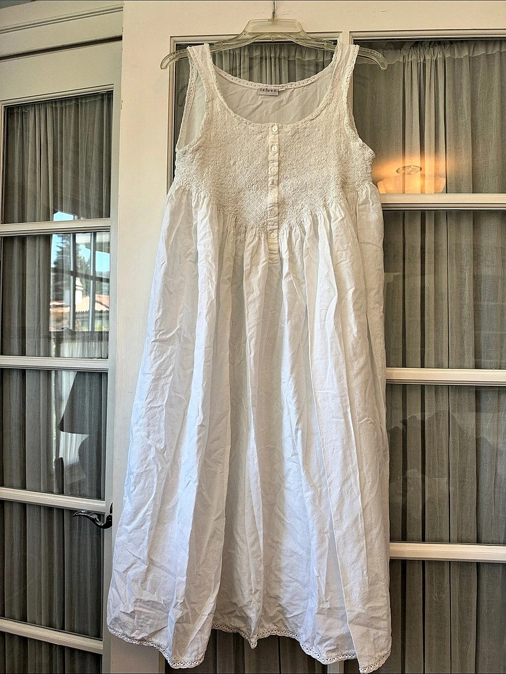 taleen White Victorian Nightgown
